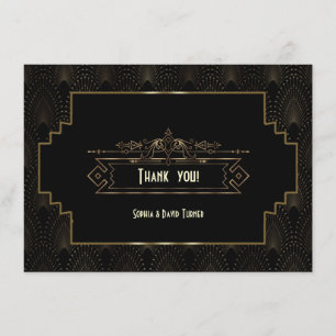 Glamour Art Déco Mariage Gatsby Merci