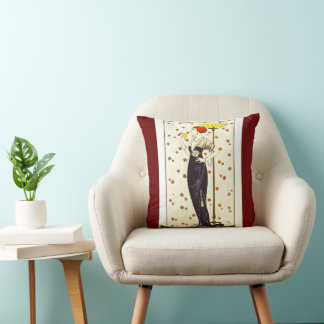 Glamour Art Nouveau Throw Kissen