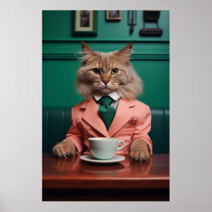 Glamour Bengalisch Cat Poster