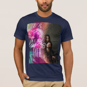 Glamour Best Lovers jemals Floral Overlay Foto T-Shirt