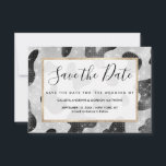 Glamour Black Funkelnd Glitzer Sequins Kuh Printin Save The Date<br><div class="desc">Dieses glamouröse und schicke Muster ist perfekt für die stilvolle und trendige Frau. Es verfügt über ein Imitat gedruckt silber und schwarz funkelnd Glitzer-Sequenzen Kuh Printdesign. Es ist elegant, modern, niedlich und trendig. ***WICHTIGE HINWEIS FÜR DESIGN: Für individuelle Designanfragen, wie z.B. passende Produktanfragen, Farbänderungen, Platzierungsänderungen oder andere Änderungswünsche, klicken Sie...</div>
