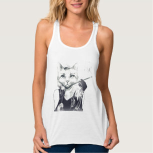 Glamour Cat Tank Top