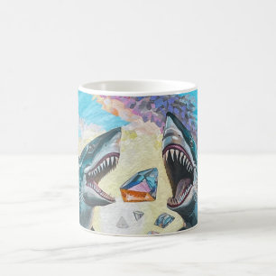 Glamour Chomp-Shark Breaching for Shiny Gems- Kaffeetasse