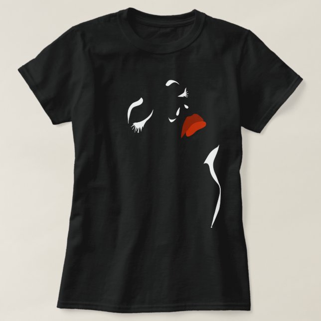 Glamour Face T - Shirt (Design vorne)
