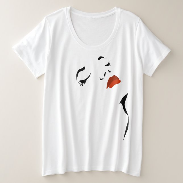 Glamour Face T - Shirt (Design vorne)