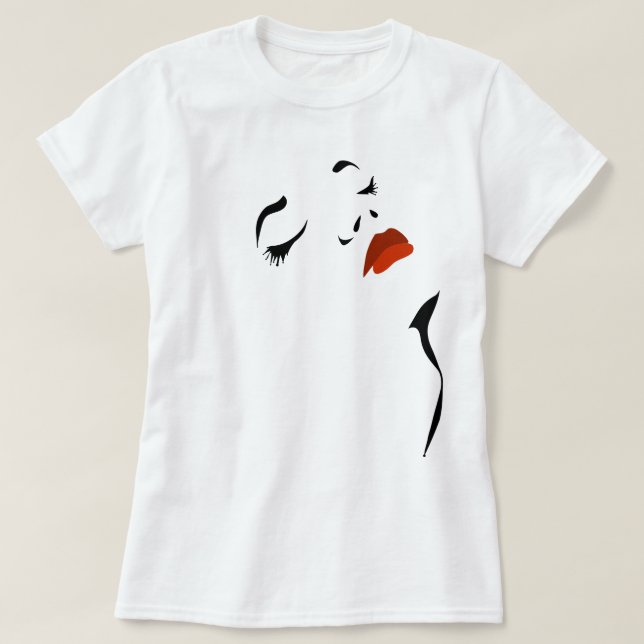 Glamour Face T - Shirt (Design vorne)