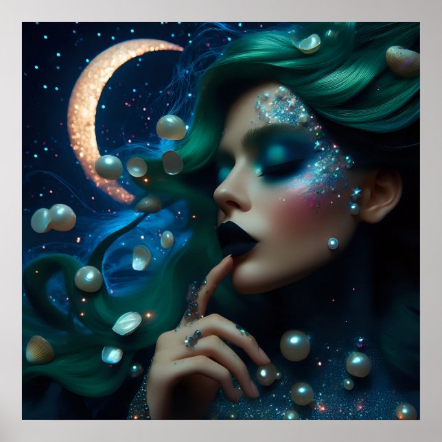 Glamour Fashion Luxus Fantasy Märchen Foto Poster (Vorne)