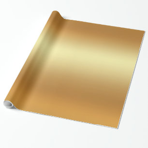 Glamour-Faux-Gold Elegant Modern Golden Glänzend Geschenkpapier