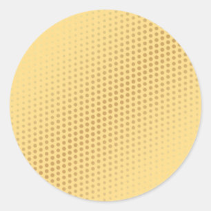 Glamour-Faux-Gold-Leer-Vorlage modern chic Runder Aufkleber