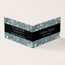 Glamour Funkelnd Glittery Glitzy Silver Bling