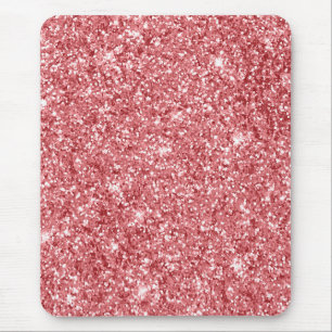 Glamour Funkelnd Pink Glitzer Mousepad