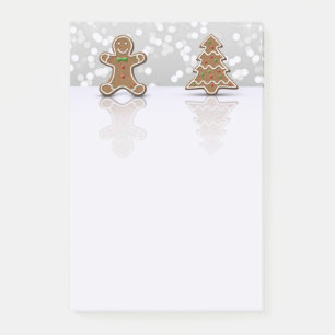Glamour Gingerbread Man and Tree - Post-it®-Anmerk Post-it Klebezettel