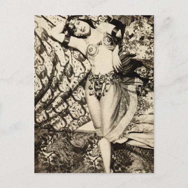 Glamour Girl Postkarte (Vorderseite)