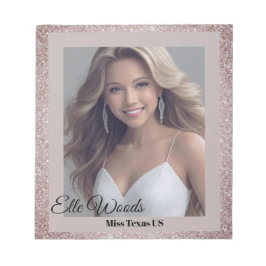 Glamour Glitz Autograph Pad Notizblock
