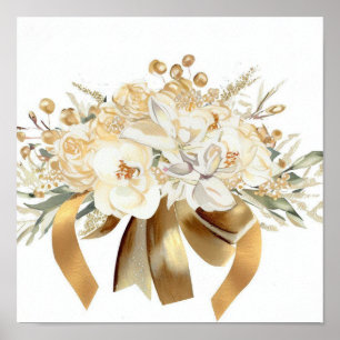 Glamour Gold, Attendants Bouquet (D) Poster
