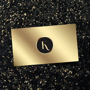 Glamour Gold Foil Makeup Artist Business Card Visitenkarte