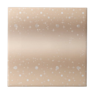 Glamour Gold metallische Glanz, Verlauf, Sterne Fliese