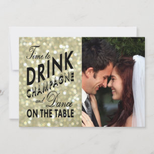 Glamour Gold Save the Date