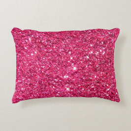 Glamour-heißes Rosa-Glitzer Zierkissen