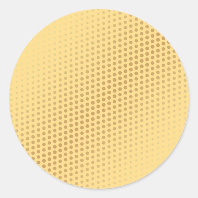 Glamour Imitate Gold Blank Template Moderne Elegan Runder Aufkleber (Vorderseite)