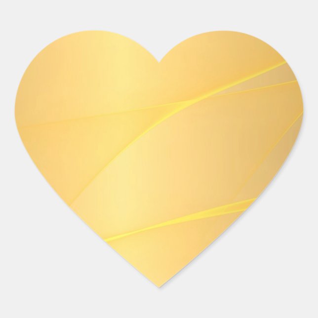 Glamour-Imitate Gold Hinzufügen einer Vorlage für  Herz-Aufkleber (Vorderseite)