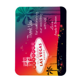 Glamour Las Vegas Wedding Danke Magnet