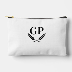 Glamour laurel Wappen Monogram Logo Kosmetiktüte Zubehörtasche