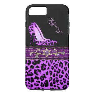 Glamour Lila Jaguar Print iPhone 7 Plus Fall title_seo2
