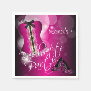 Glamour Lingerie Junggeselinnen-Abschied   Heiß ro Serviette