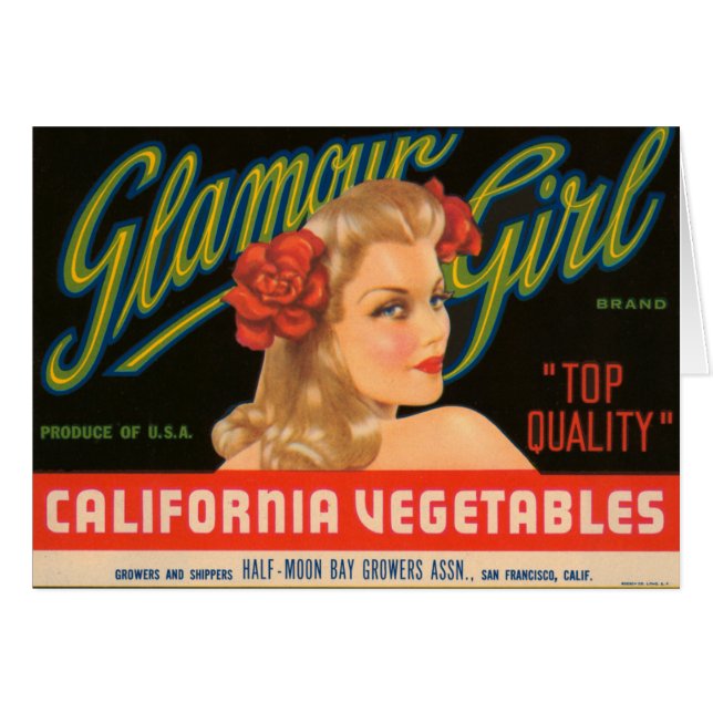 Glamour-Mädchen (Vorderseite (Horizontal))