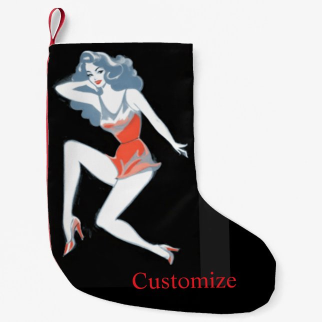 Glamour Model Posing Thunder_Cove Kleiner Weihnachtsstrumpf (Vorderseite)