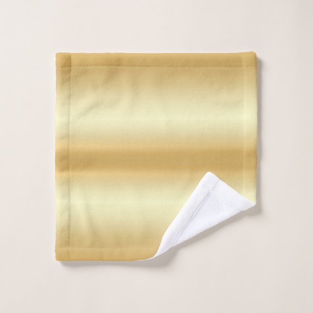 Glamour Modern Custom Imitats Gold Blank Template Waschlappen (Waschlappen)