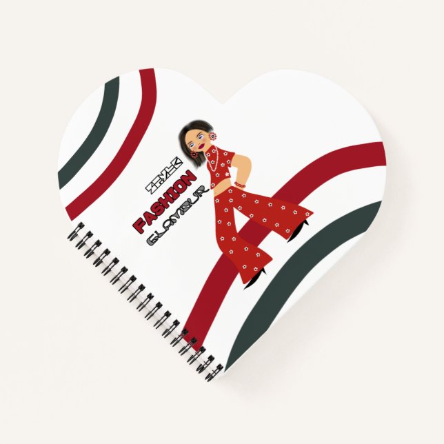 Glamour Notizbuch (Vorderseite)