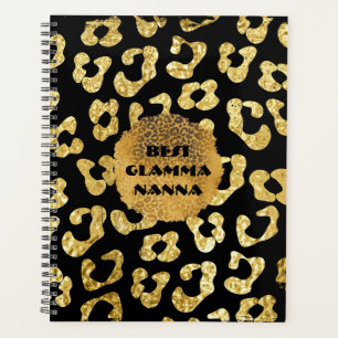 Glamour Oma Gold Black Animal Print Glam ma Planer