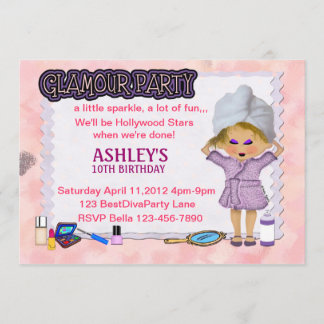Glamour Party Einladung