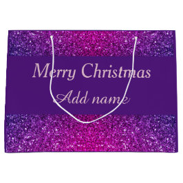 Glamour personalisierte Weihnachtsgeschenke Große Geschenktüte