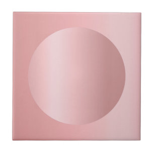Glamour Rose Gold anpassbare Image Template Fliese