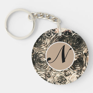 Glamour Roses Or Bronze Floral Glamour Rustique