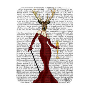 Glamour-Rotwild in Marsala Magnet