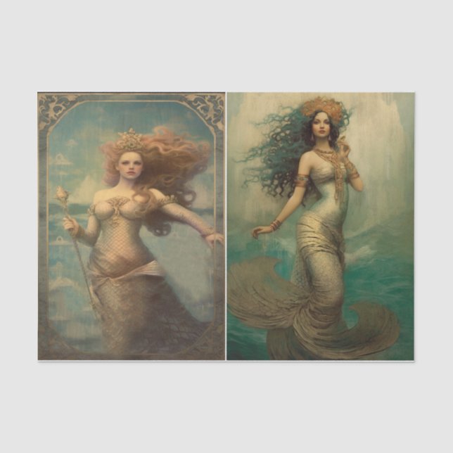 Glamour Sirens Seidenpapier (Vorderseite)
