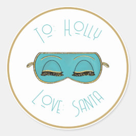 Glamour Sleep Mask New York City Girl Stickers