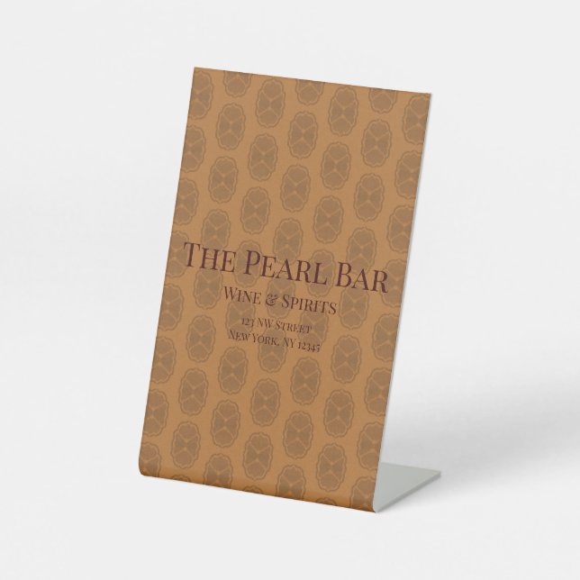 Glamour Sockelschild (Vorderseite)