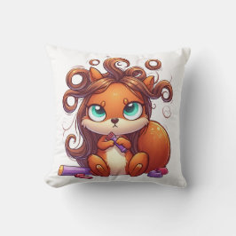 Glamour Squirrel Hair Day Kissen
