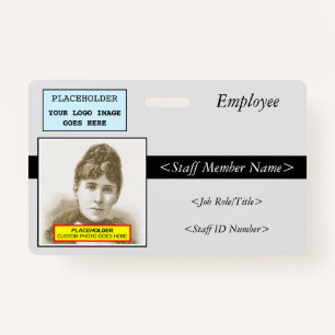 Glamour Staff ID Abzeichen Ausweis