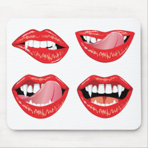 Glamour Vampirelippen Mousepad