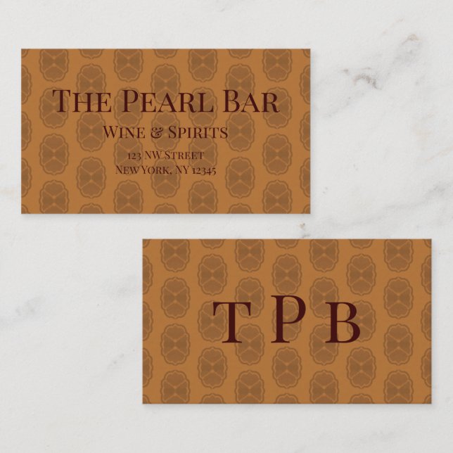 Glamour Visitenkarte (Vorne/Hinten)