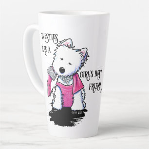 Glamour Westie KiniArt Kaffeemaschine Tasse