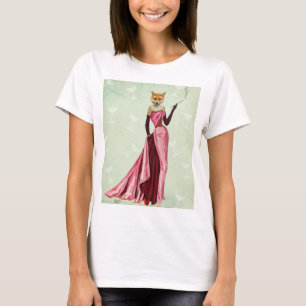 GlamourFox in Rosa 2 T-Shirt