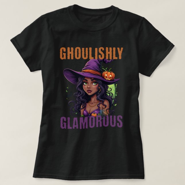 glamourös! Halloween T-Shirt (Design vorne)