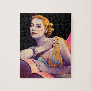 glamouröse Frau von 1937